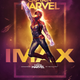 The Captain Marvel IMAX poster